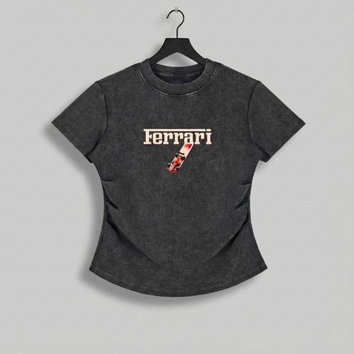 Retro Ferrary Bodycon T-Shirt