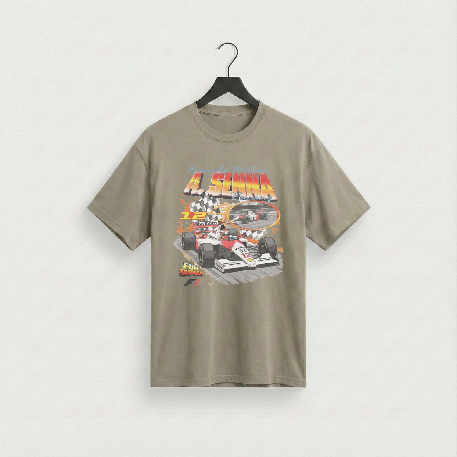 Ayrton Senna Vintage T-Shirt